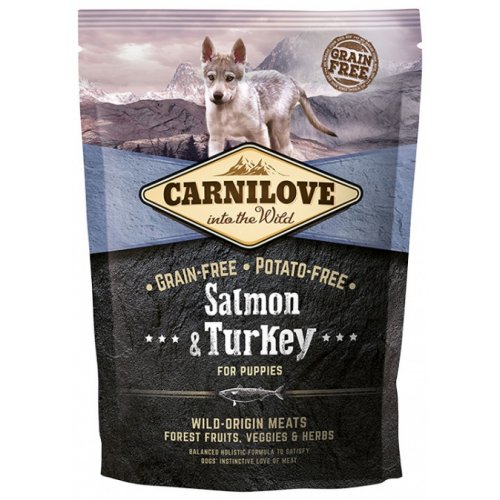 Carnilove Dog Salmon & Turkey for Puppies 1,5kg