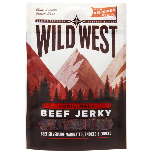 Wild West Beef Jerky Original 400g - display
