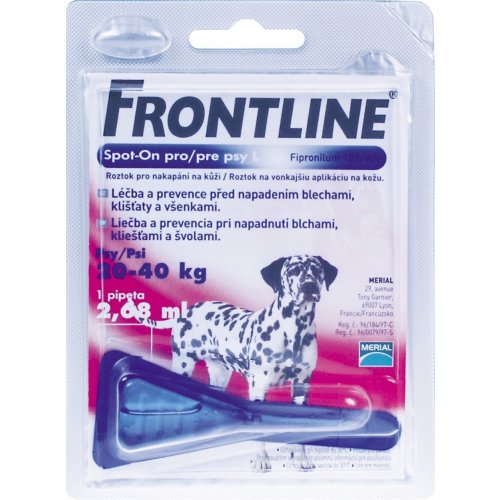 Frontline Spot-On Dog L sol 1x2,68ml - fialový