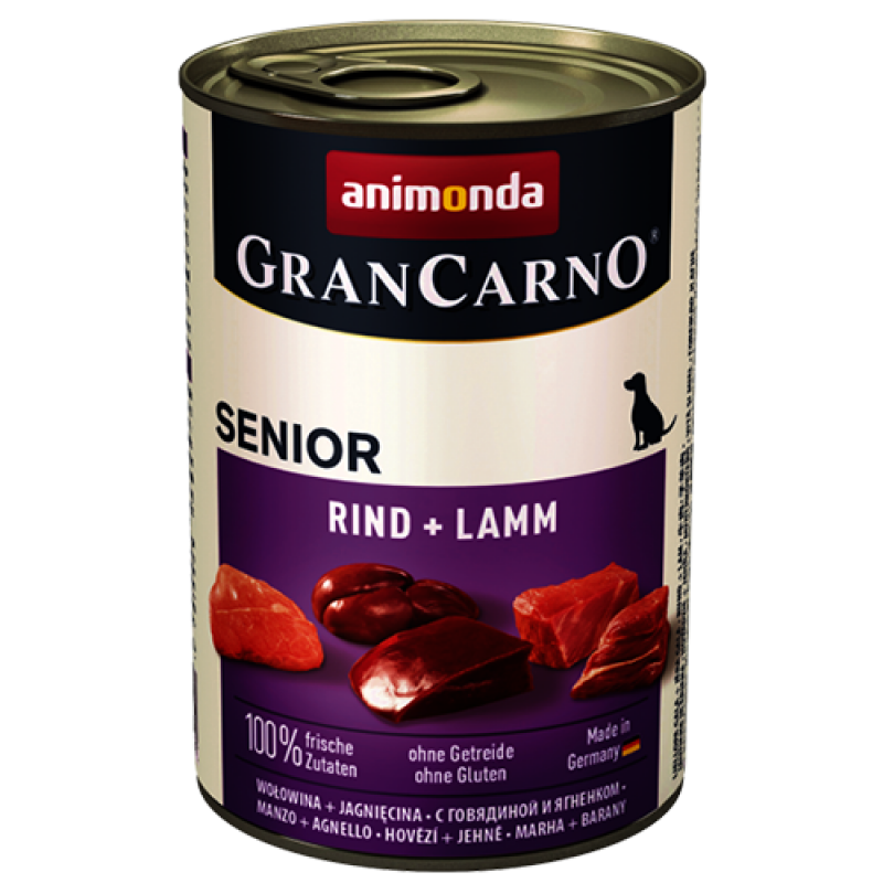 Animonda GRANCARNO konzerva SENIOR telecí/jehněčí 400g