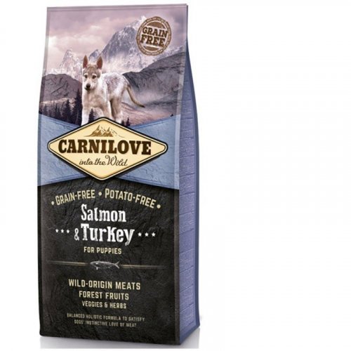 Carnilove Dog Salmon & Turkey for Puppies 12kg