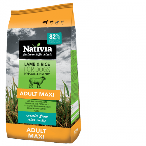Nativia Adult Maxi Lamb & Rice 15kg