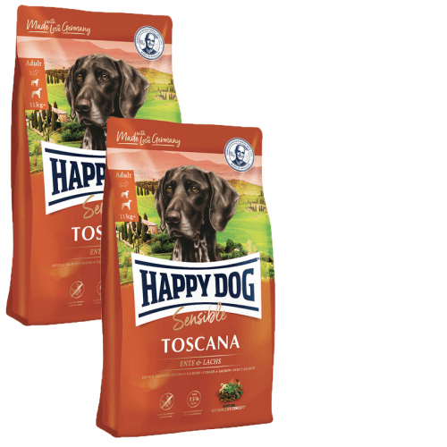 2x Happy Dog Supreme Sensible Toscana 12,5kg
