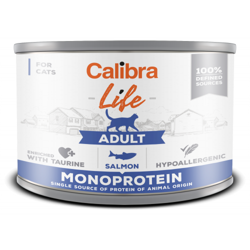 Calibra Cat Life konz. Adult Salmon 200 g (min. odběr 12 ks)