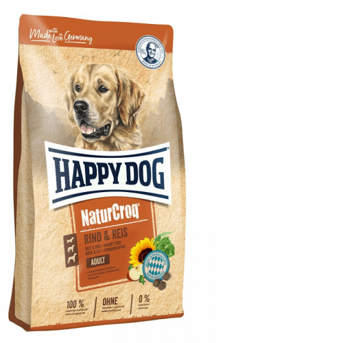 Happy Dog NaturCroq Rind & Reis 4kg