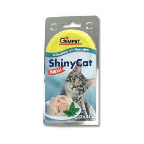 Gimpet konzerva ShinyCat kuře / krevety 2x70g