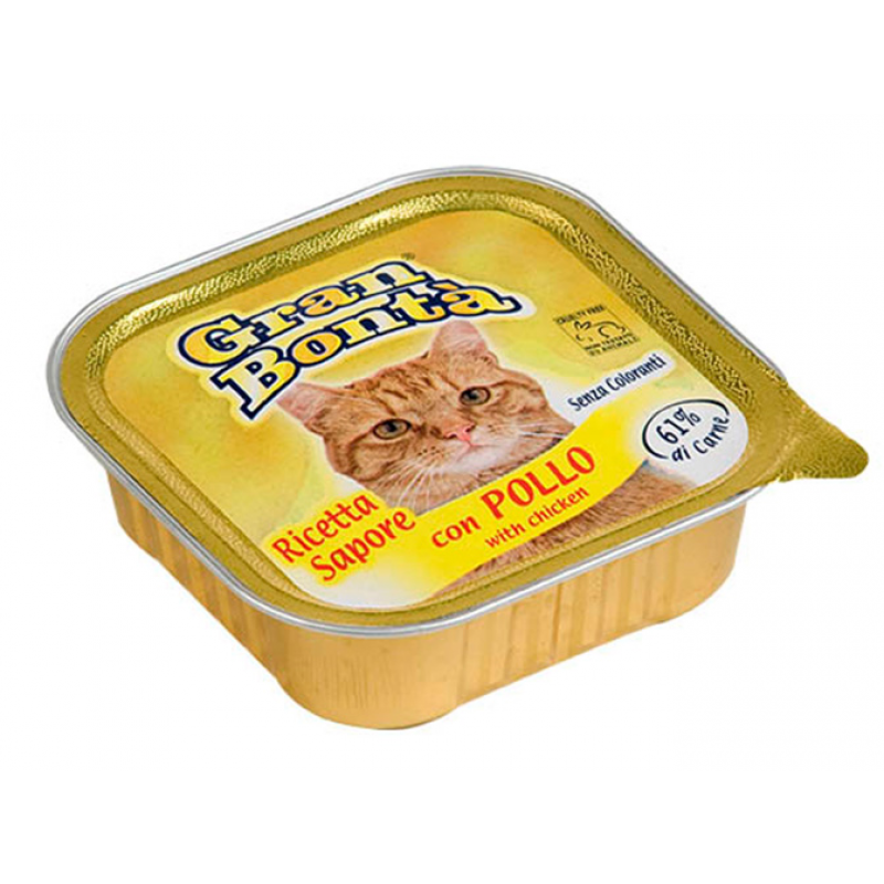 GRAN BONTA paštika s kuřecím masem pro kočky 100g