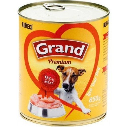 Konzervy GRAND Premium pes drůbeží 850g