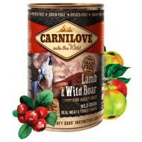 Carnilove Wild konz Meat Lamb & Wild Boar 400g (min. odběr 6 ks)