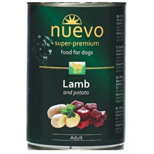 Nuevo pes adult Jehněčí Classic konzerva 400g