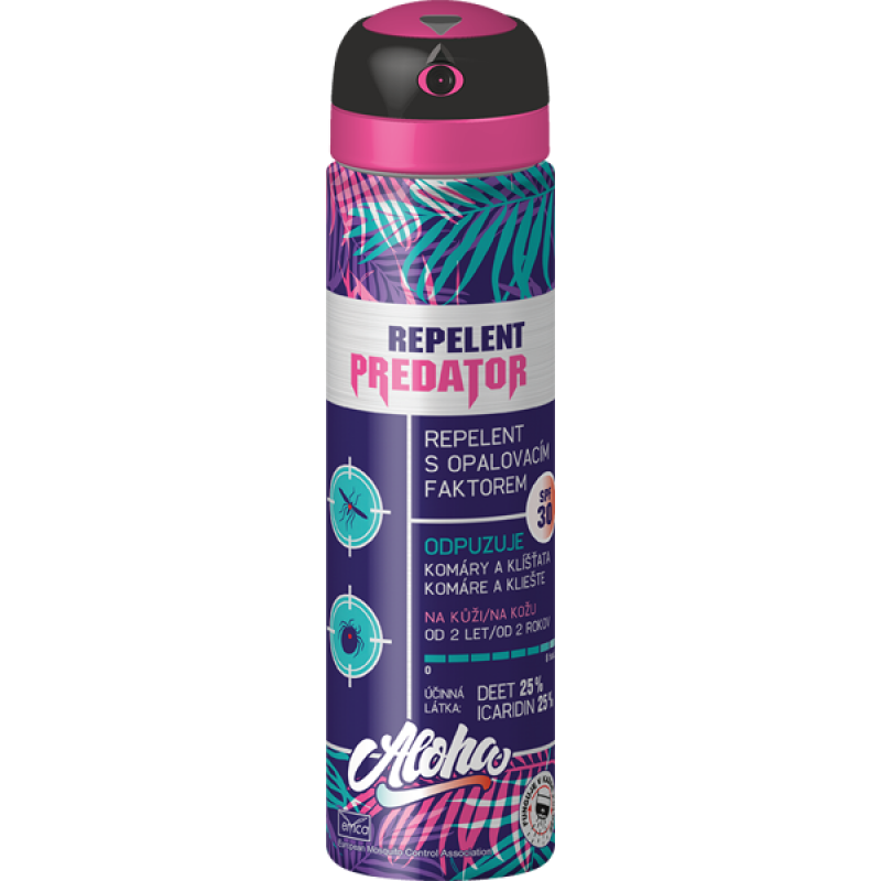 Predator Repelent Aloha 90 ml 25% DEET s ochranným faktorem 30 SPF