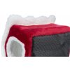 Xmas Cuddly CAVE - plyšový domek pro osmáka 23 x 18 x 24 cm, červená/bílá