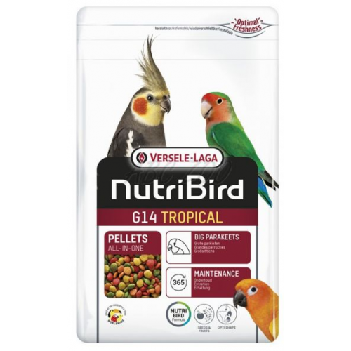 Versele-Laga Nutribird G14 Tropical pro papoušky 3kg