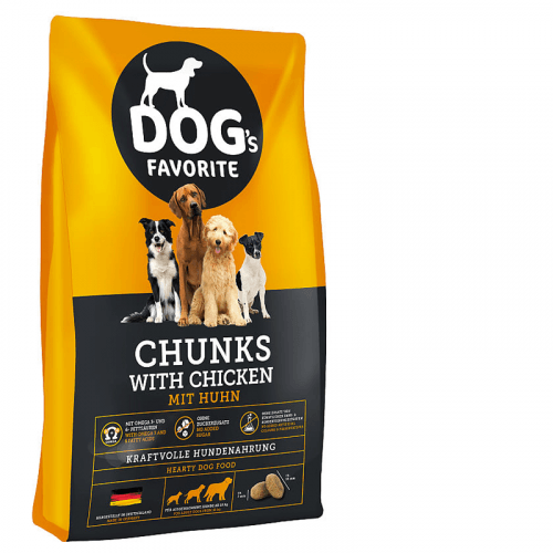 Dog´s Favorit Chunks with Chicken 15 kg