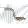 Visutý most z vrbových větviček pro hlodavce, upevnění šroubem, 30 x7cm