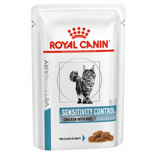 Royal Canin VHN CAT SENSITIVITY CONTROL CHICKEN GRAVY kapsičky 12 x 85 g