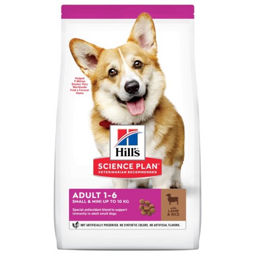 Hill's Can.Dry SP Adult Small&Mini Lamb&Rice 1,5kg