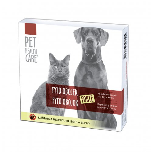 Antiparazitní obojek Fyto Forte pro psy a kočky Pet Health Care 65cm