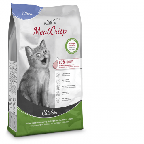 Platinum Cat - MeatCrisp Kitten Chicken - Kuře pro koťata 1,5 kg
