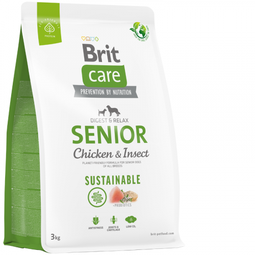 Brit Care Dog Sustainable Senior 3 kg NEW
