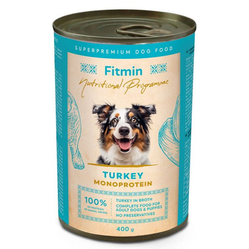 Fitmin dog NP konz. krůtí 400g