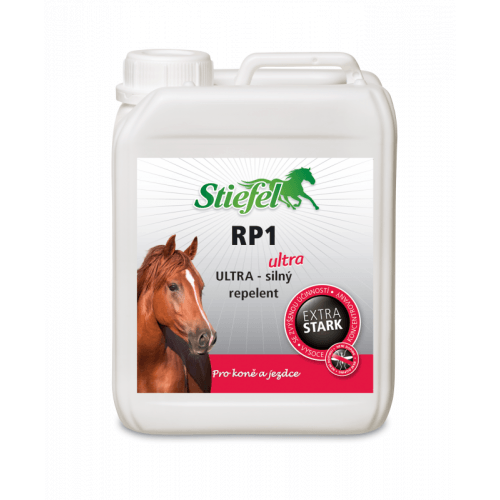 Repelent RP1 Ultra ekonomické balení - Ultrasilný sprej pro koně a jezdce 2500ml