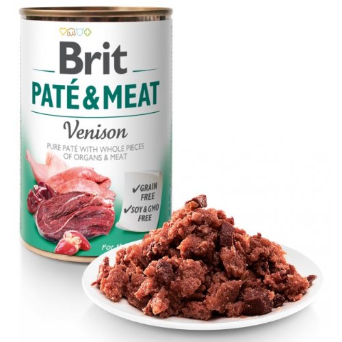 Brit Dog konz Paté & Meat Venison 800g (min. odběr 6 ks)