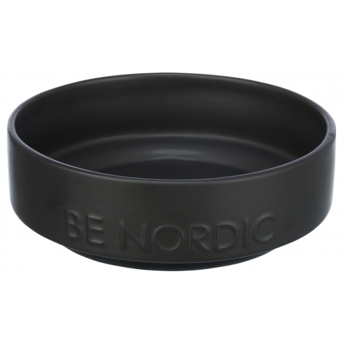 BE NORDIC keramická miska, 1.2l / 18 cm, černá