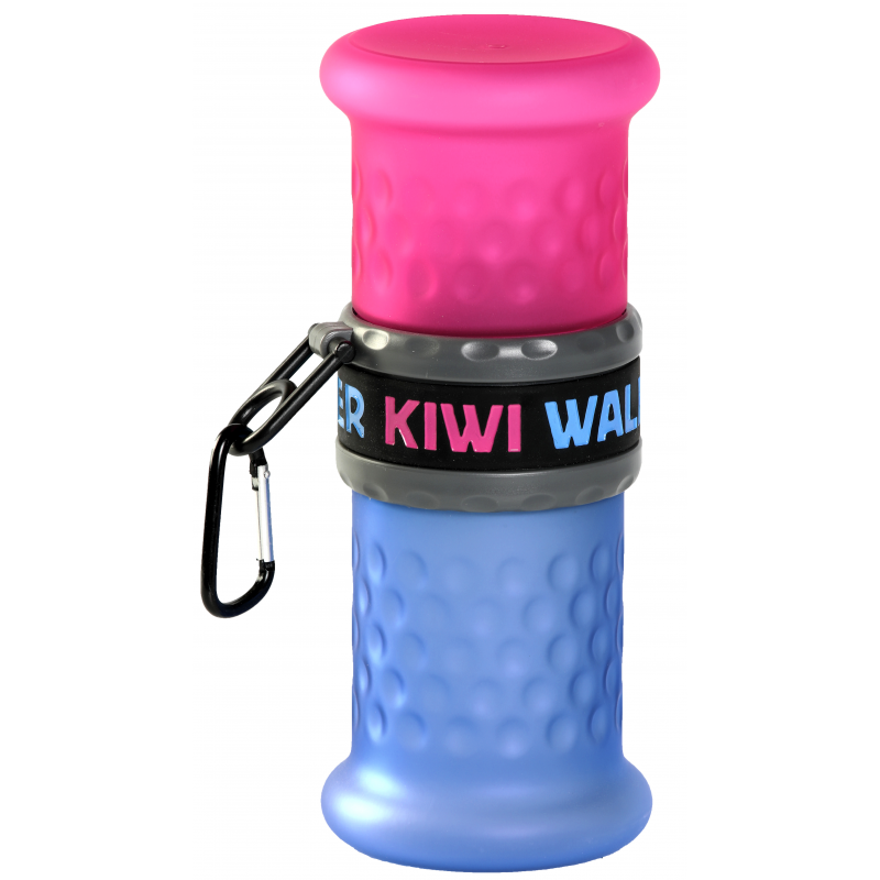 Cestovní láhev 2in1 růžovo-modrá 750+500ml Kiwi