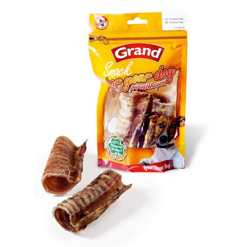 GRAND sušená trachea 2x10cm pamlsek pro psy