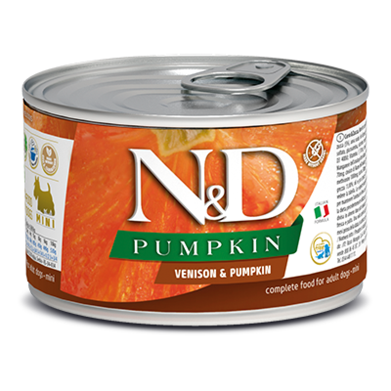 N&D DOG PUMPKIN Adult Venison & Pumpkin Mini 140g
