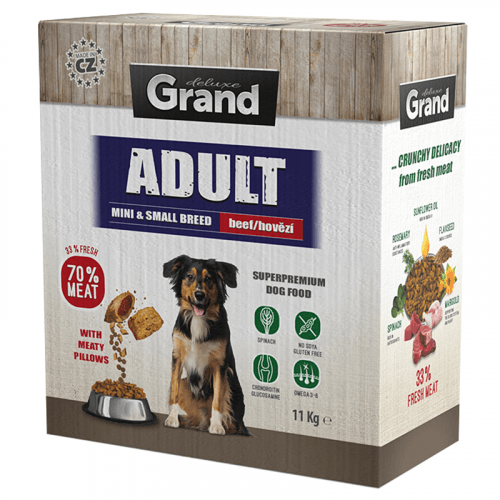 GRAND Adult mini&small breed hovězí 11kg