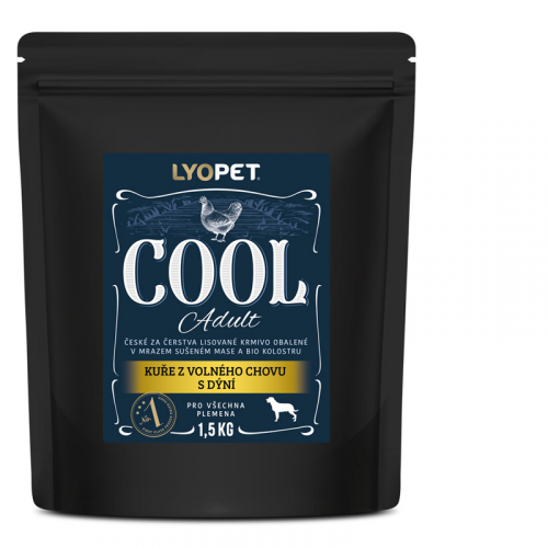 LYOPET Cool Adult Kuře MONO 1,5 kg (pro všechna plemena)