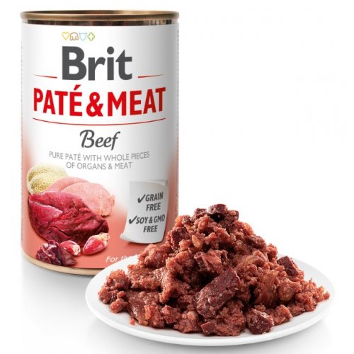 Brit Dog konz Paté & Meat Beef 800g 