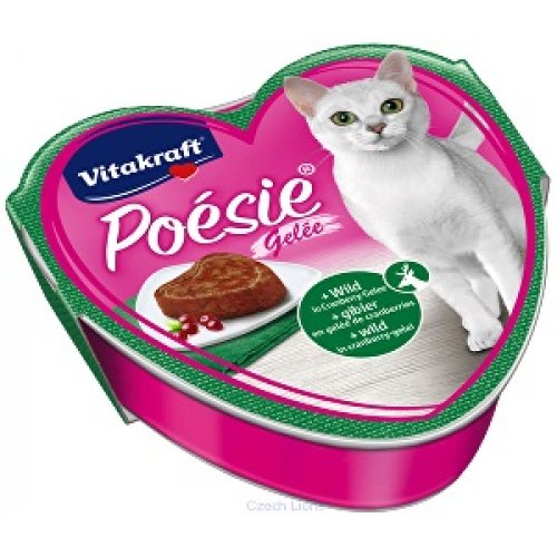 Vitakraft Cat Poésie konzerva želé zvěřina, brusinky 85g