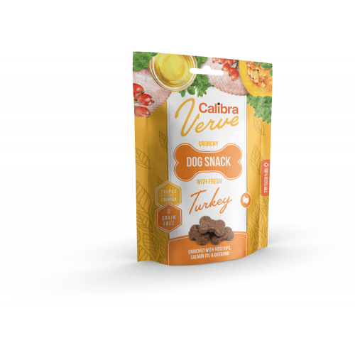 Calibra Dog Verve Crunchy Snack Fresh Turkey 150g (min. odběr 8 ks)