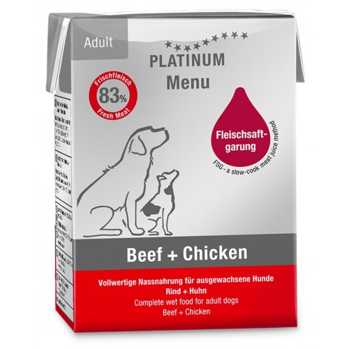 Platinum Menu Beef + Chicken - Hovězí + Kuře 375 g