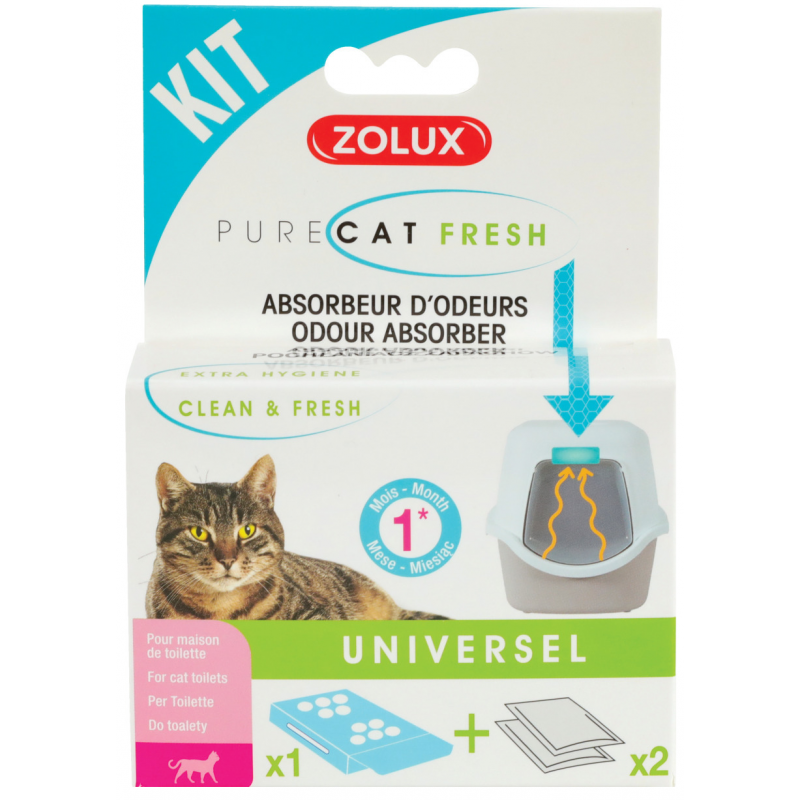 PURECAT Set osvěžovač a pohlcovač zápachu Zolux