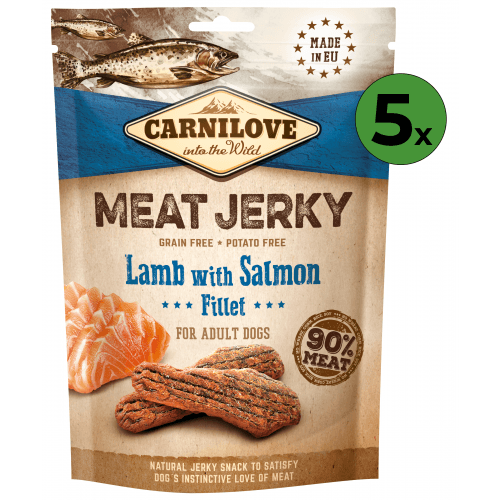 Carnilove Jerky Lamb & Salmon Fillet 5 x 100 g