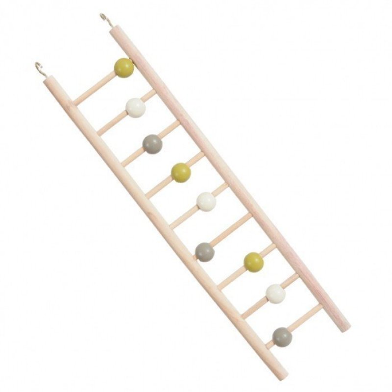 Žebřík pro ptáky dřevěný 9 příček 37,5cm Zolux