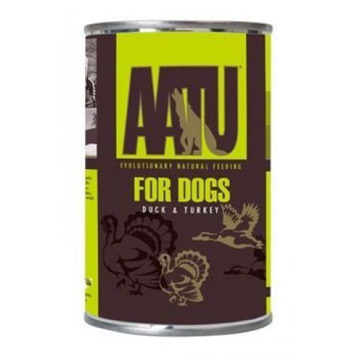 AATU Dog Duck & Turkey konzerva 400g (min. odběr 6 ks)