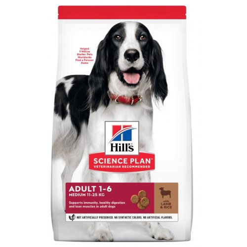 Hill's Can.Dry SP Adult Medium Lamb&Rice 18kg