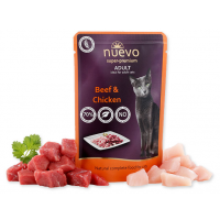 Nuevo kočka kapsa adult kuře a hovězí 85g (min. odběr 16 ks)