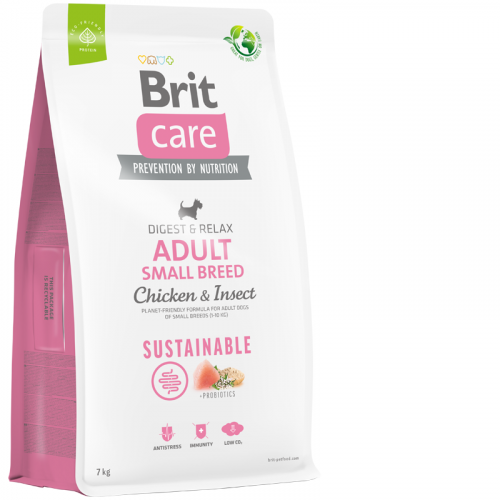 Brit Care Dog Sustainable Adult Small Breed 7 kg NEW