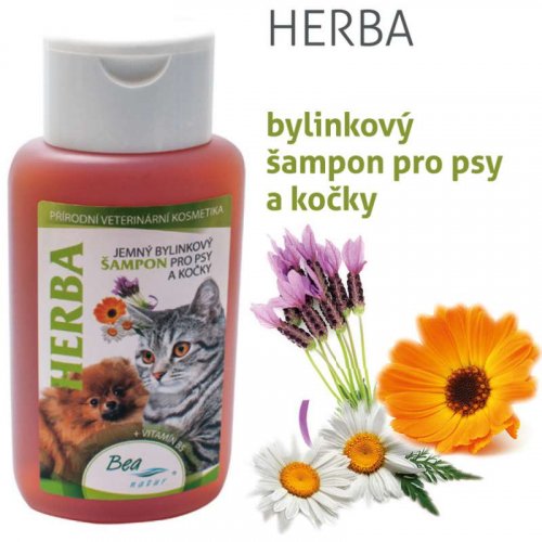 Šampon Bea Natur HERBA bylinkový pro psy a kočky 220ml