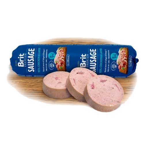 Brit Sausage Chicken & Lamb 800g (min. odběr 12 ks)