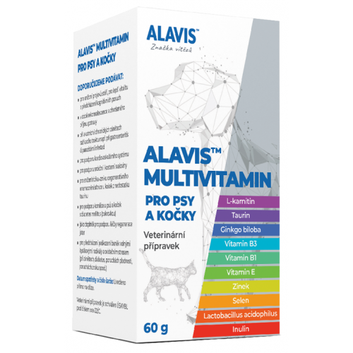 Alavis Multivitamín pro psy a kočky 60g