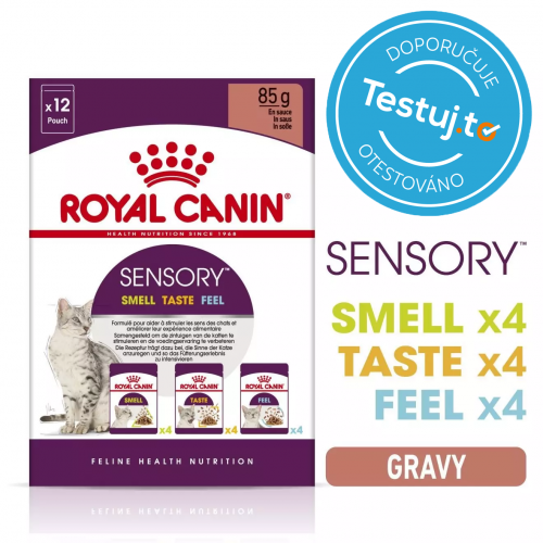 Royal Canin FHN Sensory Pack GRAVY kapsičky 3 x 4 x 85 g