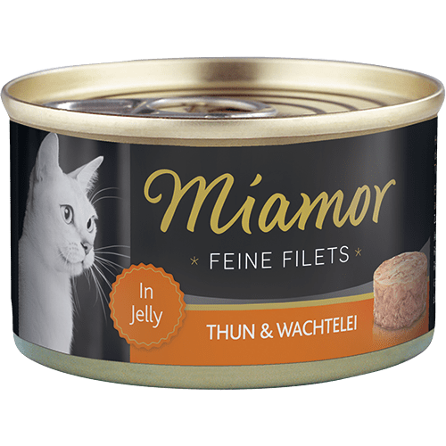 Miamor Cat Filet konzerva tuňák+křepel. vejce želé 100g