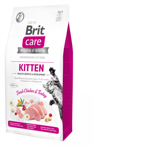 Brit Care Cat Grain-Free Kitten Healthy Growth&Development 7kg